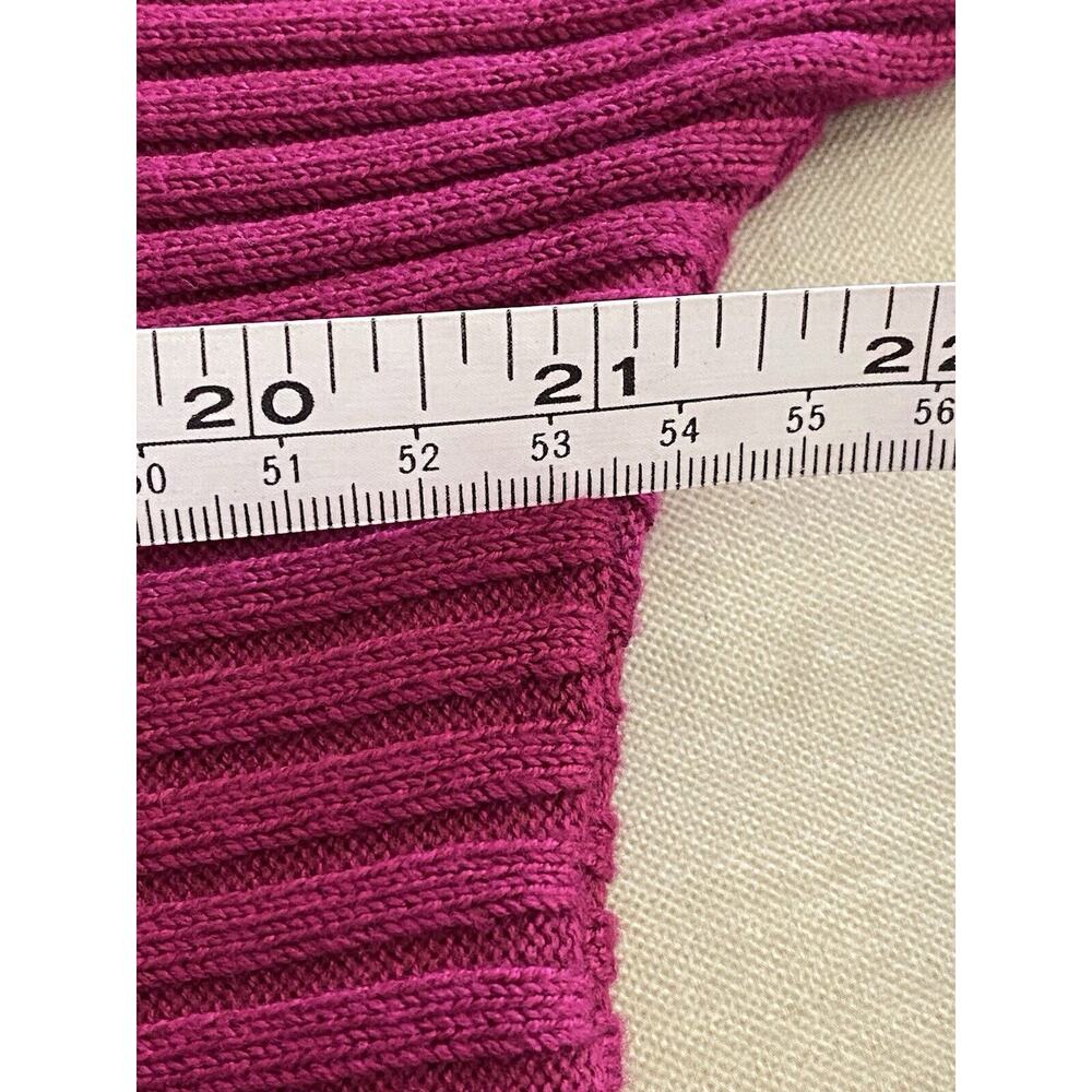 Chico’s NWT Avery Boat Neck Rib 3/4 Sleeve Pullover Sweater Pink/Berry Size‎ L/2 - Picture 11 of 12